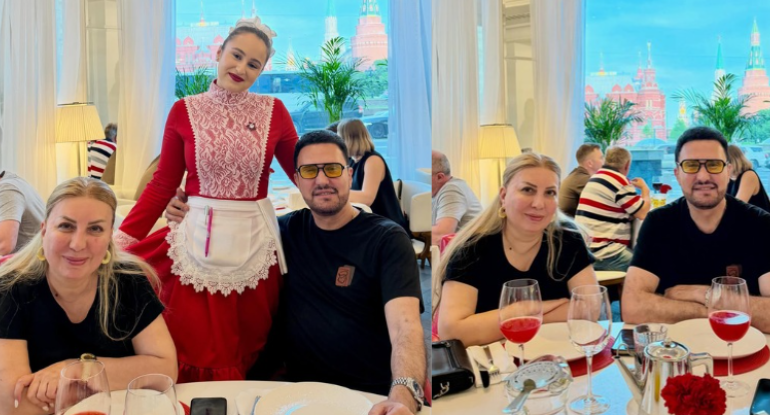 Nadir Qafarzadə həyat yoldaşının yanında başqa qızı qucaqladı: "İcazə almışam" - FOTO