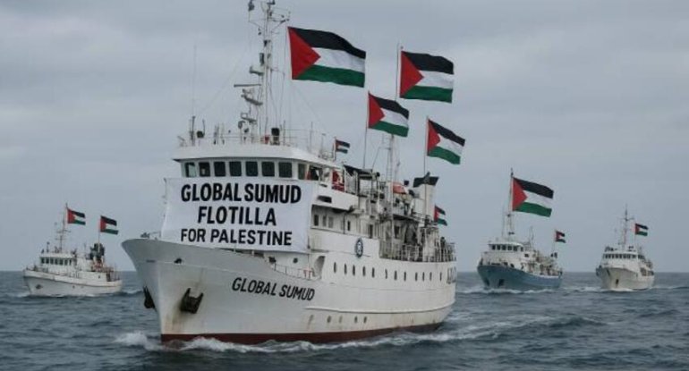 İsrail Qlobal Sumud Donanmasının bütün qayıqlarını ələ keçirib