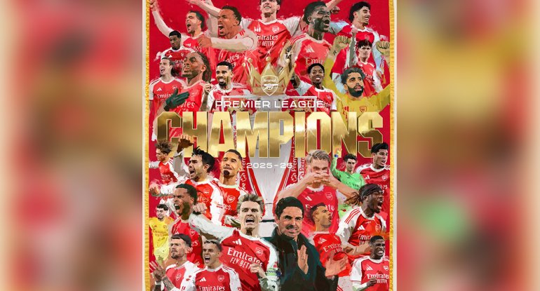 "Arsenal" 22 ildən sonra İngiltərə çempionu oldu