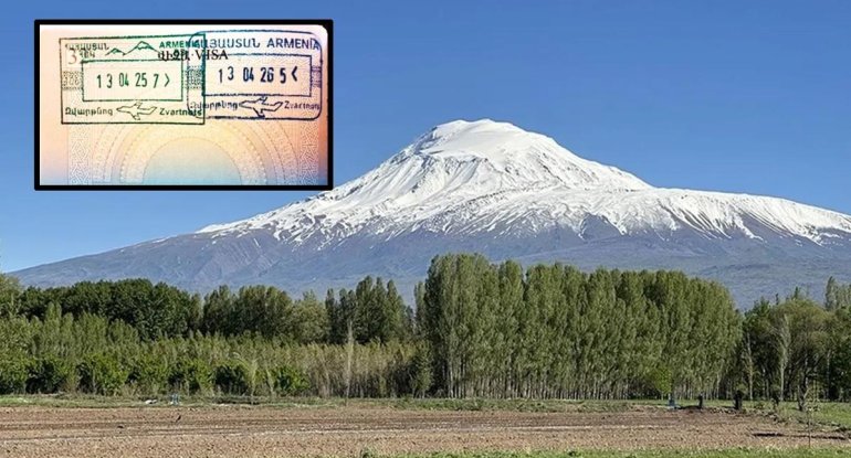 Ermənistandan şok addım: Ağrı dağını sildilər - FOTO