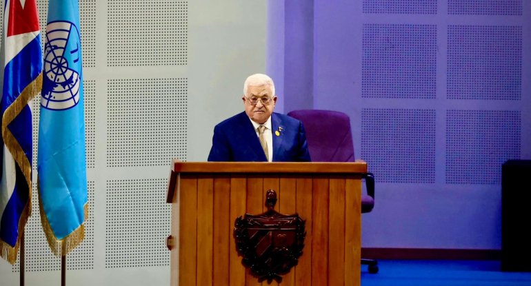 Mahmud Abbas Prezident İlham Əliyevə təbrik məktubu ünvanlayıb