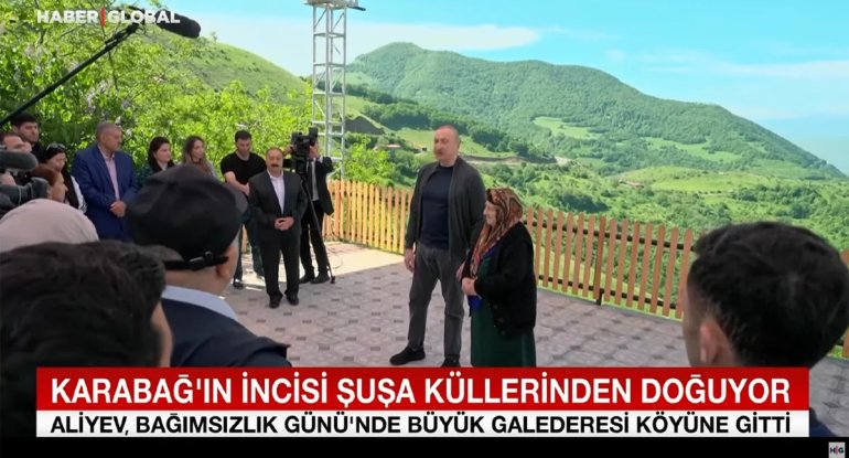 İlham Əliyevin Böyük Qaladərəsində sakinlərlə səmimi söhbəti: "Haber Global"ın reportajı - VİDEO