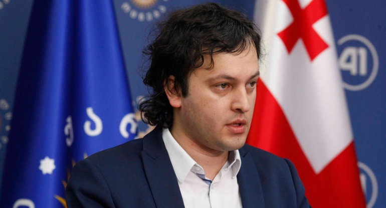 İrakli Kobaxidze Azərbaycan Prezidentini təbrik edib