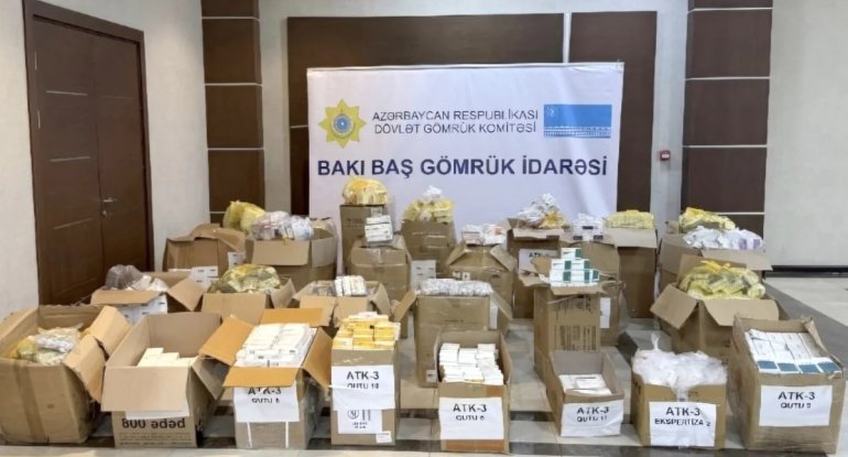 Azərbaycana qanunsuz yolla gətirilmiş külli miqdarda dərman vasitələrinin realizə edilməsinin qarşısı alınıb