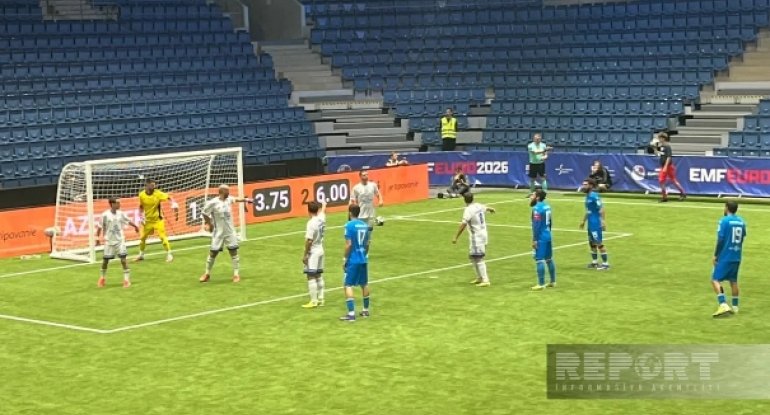 Avropa çempionatı: Azərbaycanın minifutbol millisi Fransanı məğlub edərək qrup lideri olub