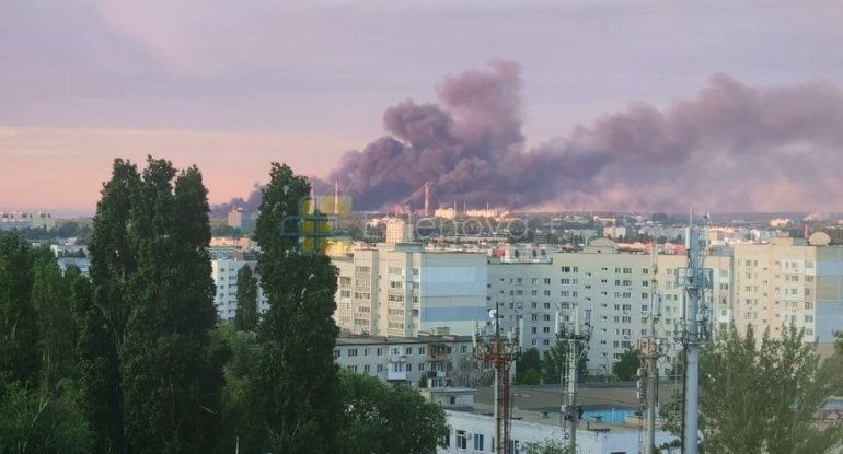 Ukrayna Rusiya yanacaq obyektlərinə yeni zərbələr endirib