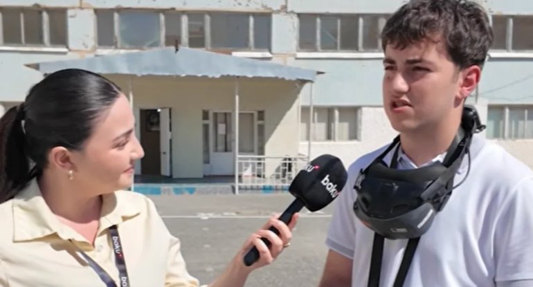 Sumqayıtda 10-cu sinif şagirdi dron hazırladı: Üç ay vaxtını aldı - VİDEO