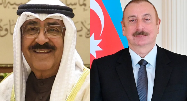 Küveyt Əmiri İlham Əliyevi təbrik edib