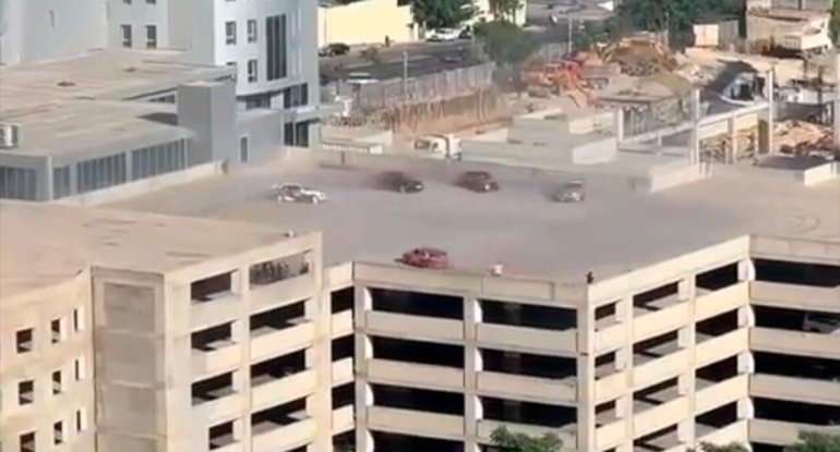 Bakıda inanılmaz görüntü - elə yerdə &ldquo;drift&rdquo; etdilər ki... - VİDEO