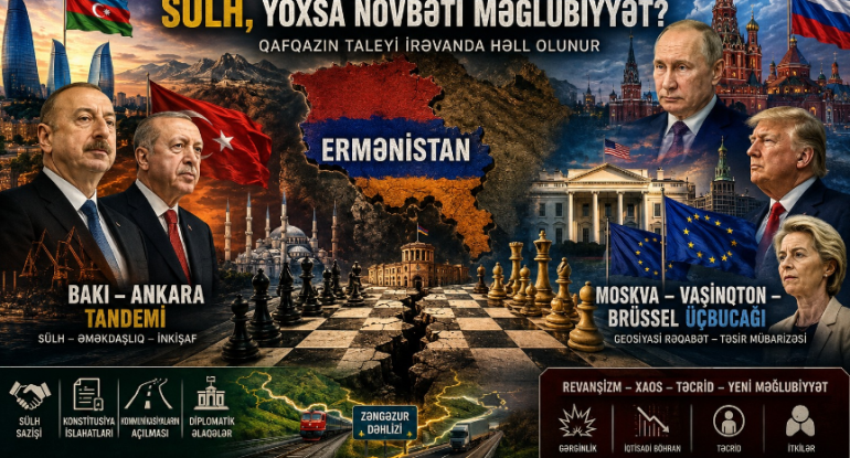 Geri sayım başladı: Ermənistanın son şansı - tarixi fürsət, yoxsa&hellip;&nbsp;