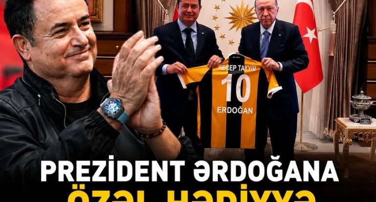 Acun İlıcalıdan Prezident Ərdoğana xüsusi hədiyyə: &ldquo;Məni çox qürurlandırdı və xoşbəxt etdi&rdquo;