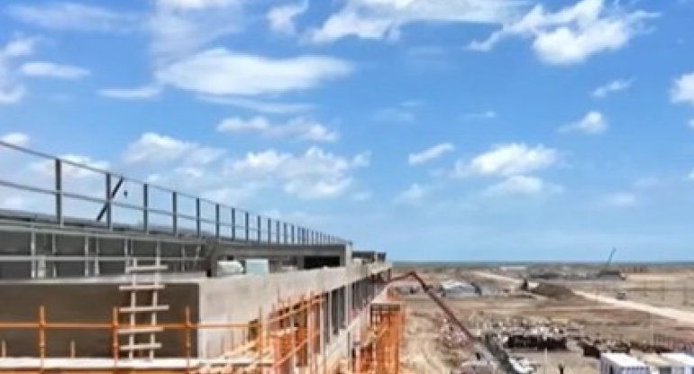 Bakıda daha bir nəhəng hava limanı inşa olunur: Ərazidən GÖRÜNTÜLƏR - VİDEO