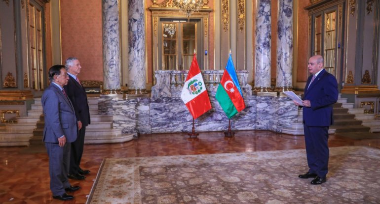 Peru Prezidenti Azərbaycan səfirinin etimadnaməsini qəbul edib