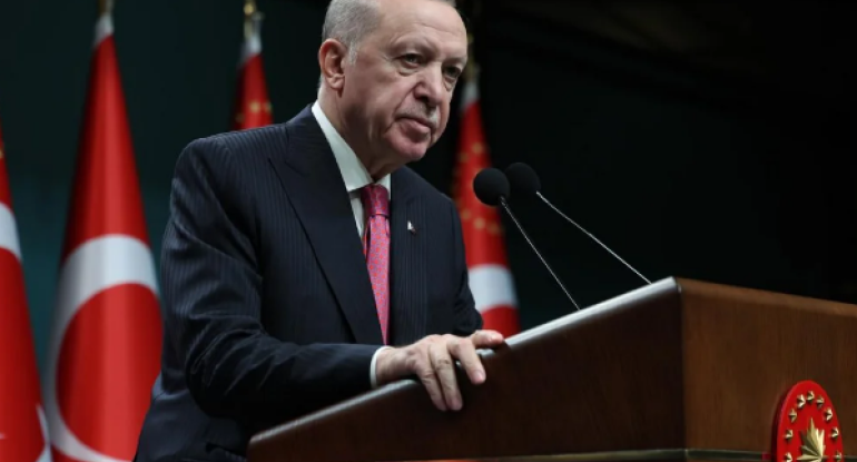 Ərdoğan Azərbaycanı Milli Qurtuluş Günü münasibətilə təbrik edib