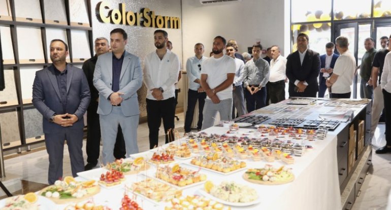 "ColorStorm"un Abşeron Ticarət Mərkəzində böyük mağaza və "showroom" açılışı oldu