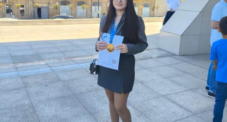 Azərbaycanlı şagird beynəlxalq olimpiadada qızıl medal aldı