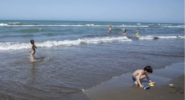 Çimərliklərdə havanın temperaturu