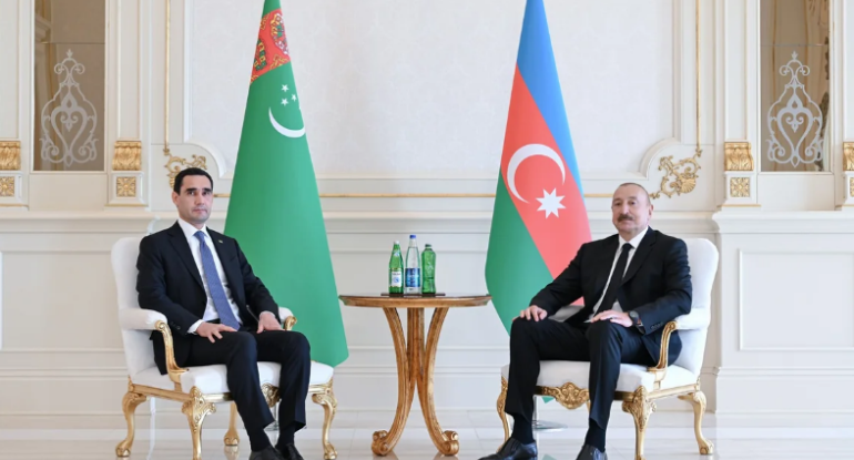 İlham Əliyev və Sərdar Berdiməhəmmədovun təkbətək görüşü olub