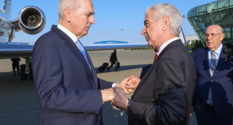 Türkiyə parlamentinin sədri Azərbaycanda səfərdədir