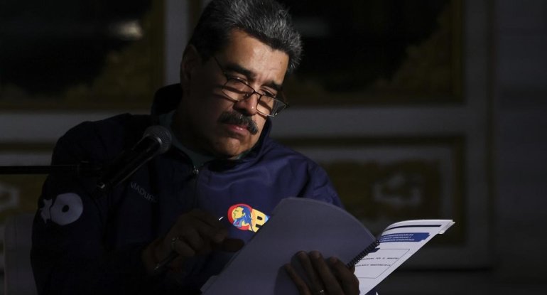 Maduro xalqa müraciət etdi - İncildən ayələr oxudu