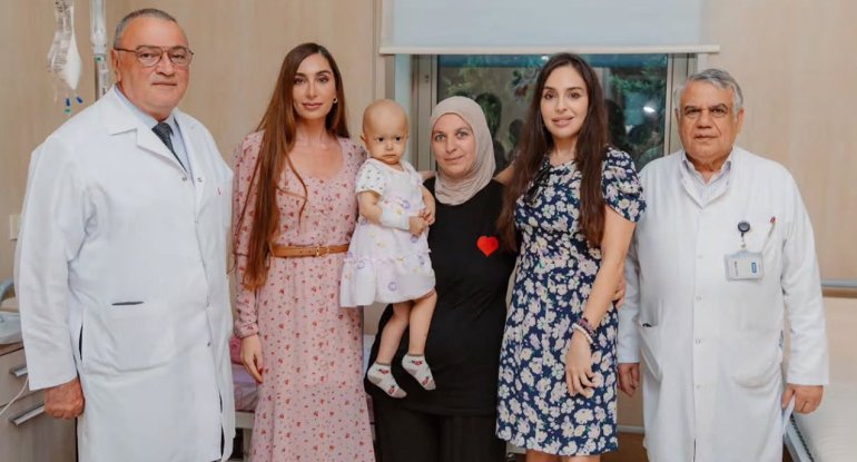 Leyla və Arzu Əliyevalar Milli Onkologiya Mərkəzində - FOTOLAR