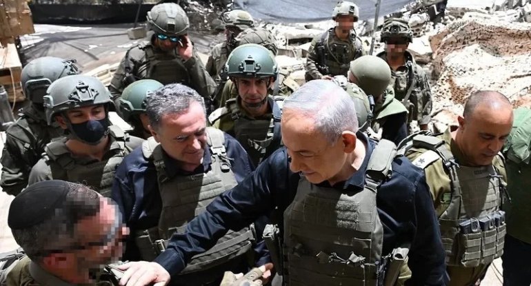 Netanyahu Livanın cənubuna səfər edib