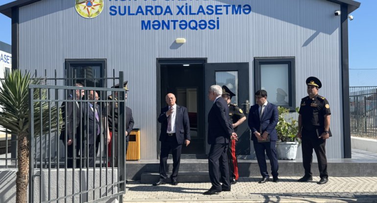 Kəmaləddin Heydərov yeni məntəqənin açılışını etdi