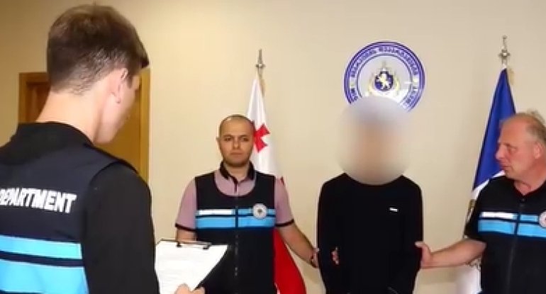 Gürcüstanda Azərbaycan vətəndaşları saxlanıldılar - VİDEO