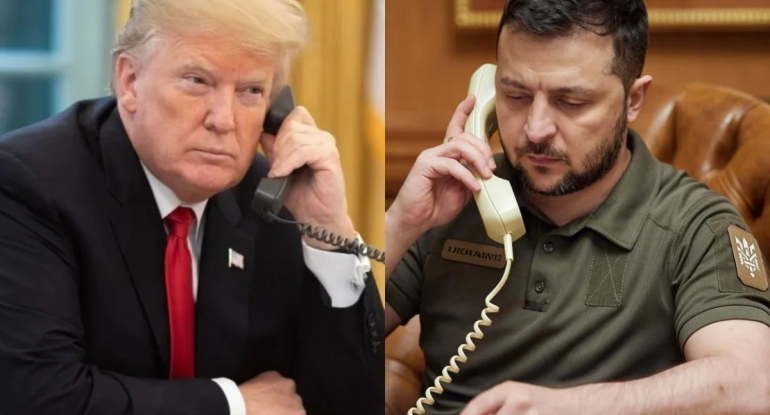 Tramp Zelenski ilə telefonla danışıb