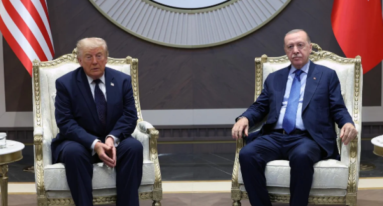 Ərdoğan və Tramp arasında ikitərəfli görüş keçirilir
