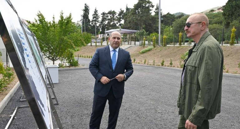 Prezident İlham Əliyev Xocavənd rayonunun Quzeyxırman kəndində olub