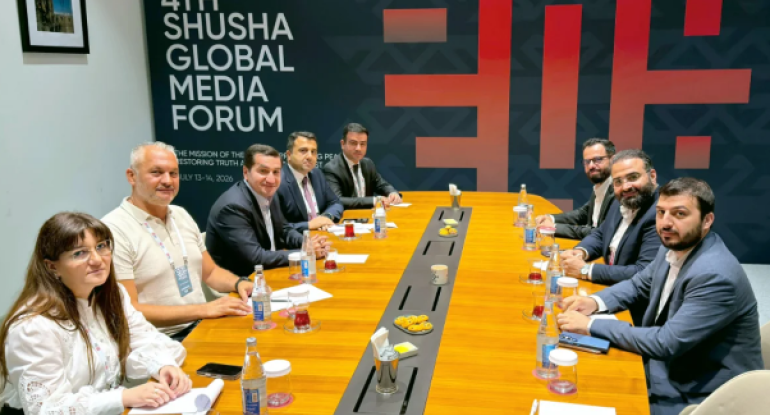 Hikmət Hacıyev Şuşada Suriyanın informasiya naziri ilə görüşüb