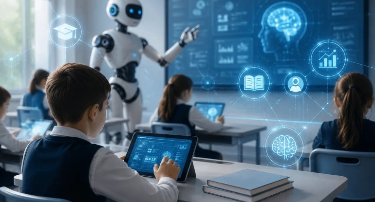 Məktəblərdə süni intellekt tətbiq olunacaq:&nbsp;İki milyon manat ayrılır