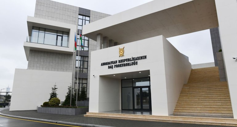 Baş Prokurorluq yayılmış əsassız iddialarla bağlı məlumat yayıb