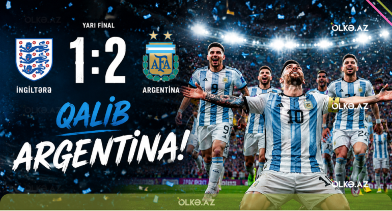 DÇ-2026: Argentina İngiltərəyə qalib gələrək növbəti finalçı olub