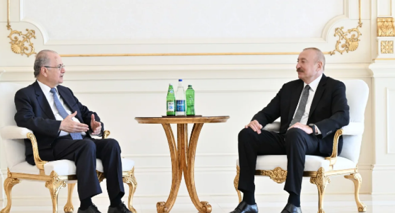 İlham Əliyev Fələstinin Baş nazirini qəbul etdi