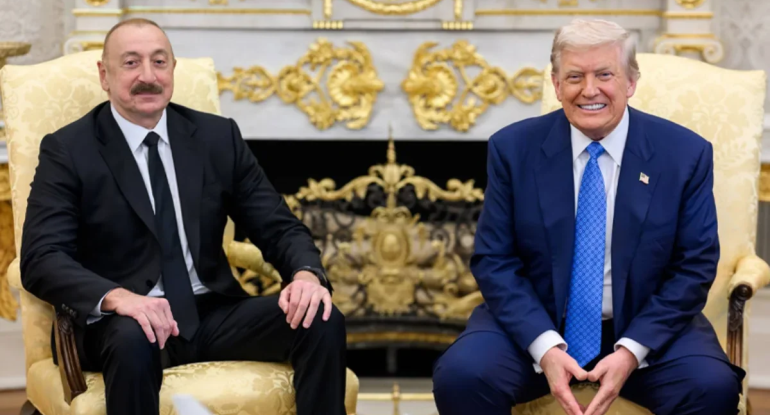 İlham Əliyev Donald Trampa təşəkkür edib