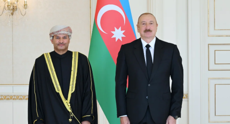 Azərbaycan Prezidenti Oman səfirinin etimadnaməsini qəbul etdi