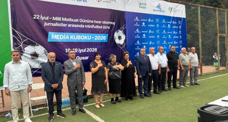 Qusarda "Media Kuboku - 2026" minifutbol turniri start götürüb - FOTOLAR