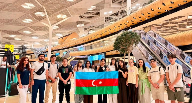 Şəhid övladları Fransada - FOTOLAR