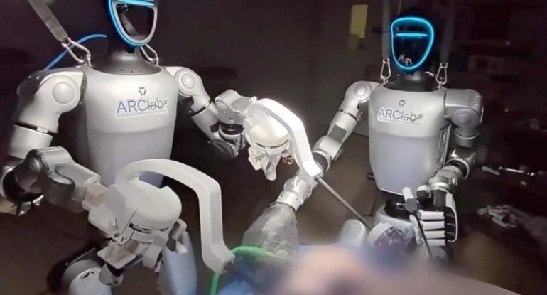 Robotlar canlı üzərində əməliyyat etdilər