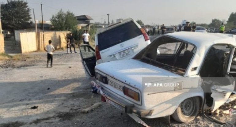 Salyanda yol qəzasında 3 nəfər ölüb, 3 nəfər xəsarət alıb