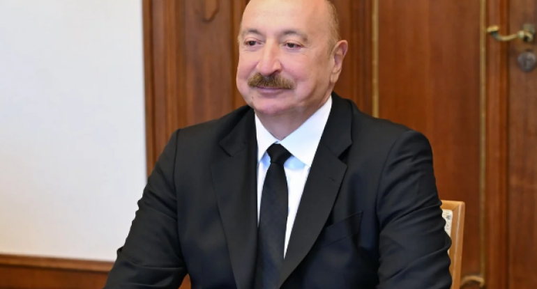 İlham Əliyevlə Fridrix Merts arasında təkbətək görüş başa çatıb - YENİLƏNİB