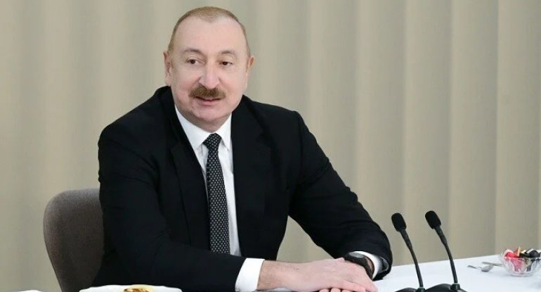 Azərbaycan lideri Ermənistana göndərilən məhsullardan danışdı
