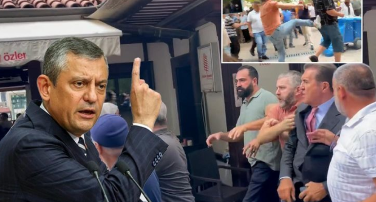 Özgür Özel namaz qılmağa getdi - Əlbəyaxa dava düşdü - VİDEO
