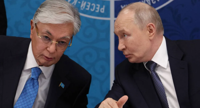 KİV: Putin Tokayevin Ukrayna ilə bağlı təklifinə müsbət cavab verməyib