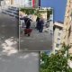 Təmirli binadan qopan beton parçalarına görə şirkətə xəbərdarlıq edildi - RƏSMİ/VİDEO