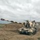 Azərbaycan Ordusunun artilleriya bölmələrinin - xüsusi təlimi keçirilir
