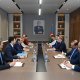 Ceyhun Bayramov Bağdad Amreyevin rəhbərlik etdiyi nümayəndə heyətini qəbul edib - FOTO