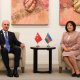 Sahibə Qafarova və Numan Kurtulmuş görüşdü Sahibə Qafarova və Numan Kurtulmuş görüşdü